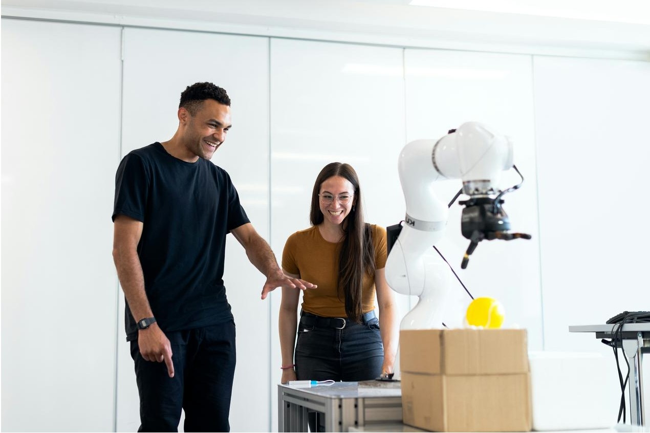 Empresario satisfecho